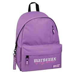 BACKPACK MUST TEAM MONOCHROME CLASSIC 32X17X42 SINGLE POCKET LIGHT PURPLE WITH LILA
