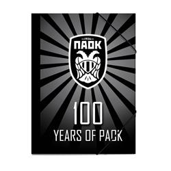 ΦΑΚΕΛΟΣ ΛΑΣΤΙΧΟ ΧΑΡΤ 25Χ35ΕΚ   ΠΑΟΚ.