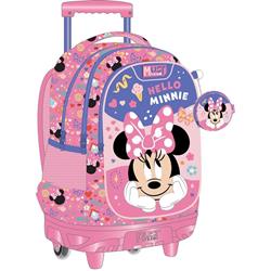 Σχολική Τσάντα Τρόλεϊ Δημοτικού Disney Minnie Mouse Besties Forever Must Team 3 Θήκες