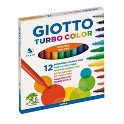 MARKERS 12PCS TURBO COLOR GIOTTO