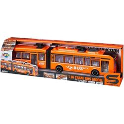 BUS FRICTION ORANGE 1:16 WITH SOUND AND LIGHT LUNA