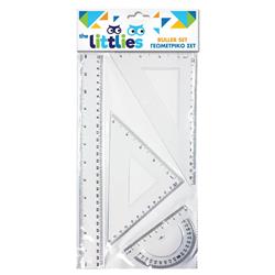 RULER SET 4PCS 30cm  THE LITTLIES