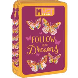 ΚΑΣΕΤΙΝΑ ΔΙΠΛΗ ΓΕΜΑΤΗ MUST TEAM 15Χ5Χ21ΕΚ BUTTERFLY FOLLOW YOUR DREAMS