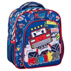 School Backpack Kindergarten Must Team Monster Truck 2 Cases