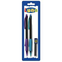 BLISTER MECHANICAL PENCILS - LEADS *2PCS LUNA