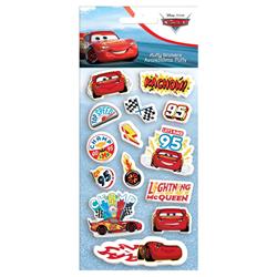 STICKERS PUFFY 10X22CM CARS