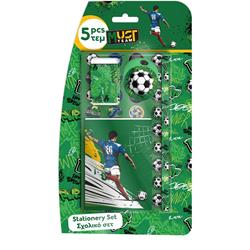 STATIONERY SET 5PCS MUST TEAM BOY  FOOTBALL