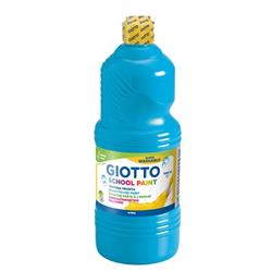 GIOTTO SCHOOL PAINT 1000 ml bottle - cyan.