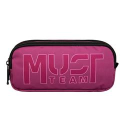 Σχολική Κασετίνα Βαρελάκι Must Team Eternal Army Ροζ 2 Θήκες