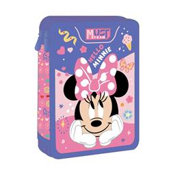 DOUBLE DECKER PENCIL CASE FILLED 15X5X21 MINNIE BESTIES FOREVER