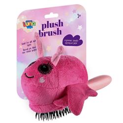 Plush Toy with Tangle Brush Luna Toys 24x7x14cm. 4 Designs
