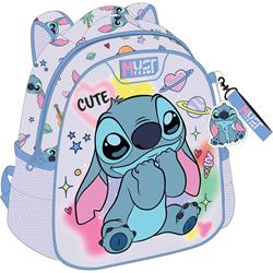 BACKPACK 27X10X31CM 2 CASES STITCH 1