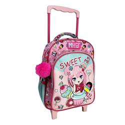 School Trolley Backpack Kindergarten Must Team Let's Party 2 Cases