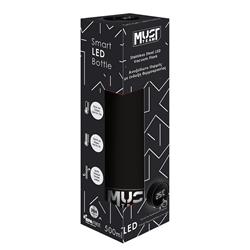 VACUUM FLASK 500ML STAINLESS STEEL LED 6,5X22,5CM MUST TEAM BLACK