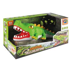 REMOTE CONTROLLED DROCODILE WITH SPRAY 43,3X22X21,5CM WITH SOUND & LIGHT LUNA