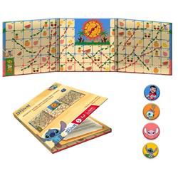 FOLDABLE MAGNETIC BOARD GAME SNAKES AND LADDERS 17,5X17,5X20CM LILO & STITCH