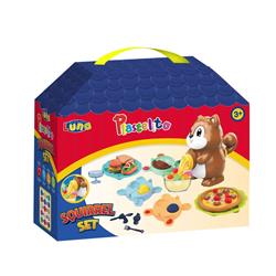 Soft Dough Squirrel with moulds Luna Toys 28x11x23,5cm