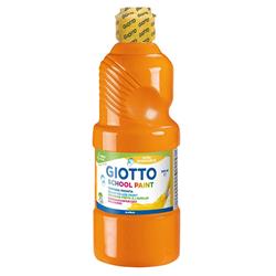 GIOTTO SCHOOL PAINT 500 ml bottle - orange