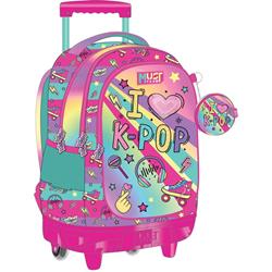 TROLLEY BAG MUST TEAM 34Χ20Χ44 3CASES I LOVE K-POP