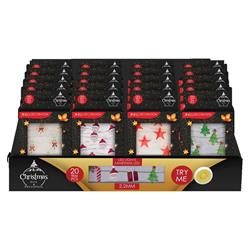 Decorative Christmas Led Lights 20Pcs 2.2M 4 Designs