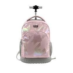 TROLLEY BAG MUST TEAM 32X18X44CM 3CASES HOLOGRAM PINK