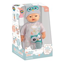 Baby Doll 37,5cm. Luna Toys with accessories and sound