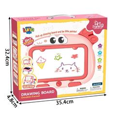 MAGIC SCRIBBLER FLOOR PINK 35,5X8,5X32,5CM LUNA