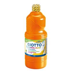 GIOTTO SCHOOL PAINT 1000 ml bottle - orange