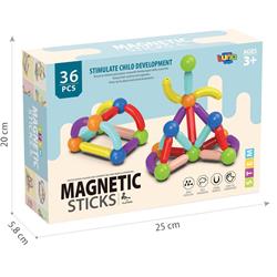 MAGNETIC BRICKS 36PCS 27X6X20CM LUNA