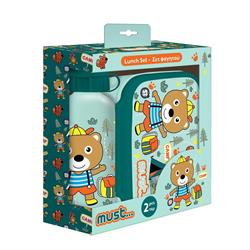 LUNCH BOX 800ML & WATER CANTEEN 500ML ALUMINUM SET MUST CAMP