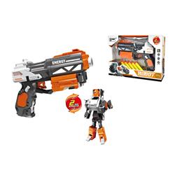 SOFT BULLET GUN WITH 5 SOFT BULLETS 18X5X13CM LUNA