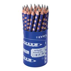 (ΠΚ 1873360) ΜΟΛΥΒΙ 36TEM LYRA GROOVE GRAPHITE ΣΕ ΜΟΛΥΒΟΘΗΚΗ