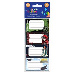 STICKER LABELS THE LITTLIES BOY 20PCS 5SHEETS