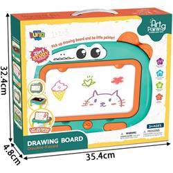 MAGIC SCRIBBLER FLOOR GREEN 35,5X8,5X32,5CM LUNA