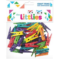 WOOD PEGS 45PCS 25mm THE LITTLIES