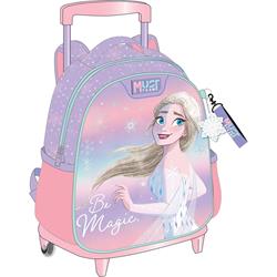 BACKPACK TROLLEY 27X10X31CM 2CASES FROZEN BE MAGICAL