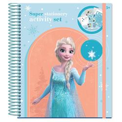 STATIONERY SET SPIRAL 45PCS FROZEN