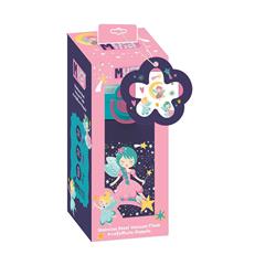 VACUUM FLASK STAINLESS STEEL 450ML WITH STRAW & STICKERS 18,5X7,5CM MUST TEAM FAIRY