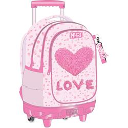 TROLLEY BAG MUST TEAM 34X20X44CM 3CASES CUTE LOVE