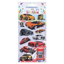 STICKERS 10X22CM VEHICLES THE LITTLIES