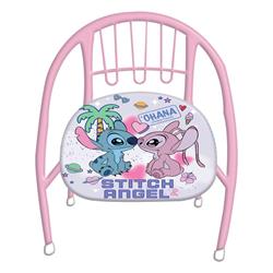 METAL CHAIR 36Χ35Χ36CM STITCH GIRL