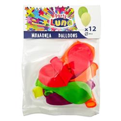 ΜΠΑΛΟΝΙΑ 12ΤΜΧ ΣΕ ΣΑΚΟΥΛΑΚΙ ΝΕΟΝ LUNA