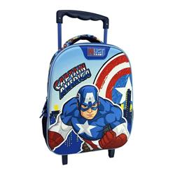School Trolley Backpack Kindergarten Avengers Captain America Must Team 2 Cases