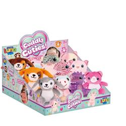 PLUSH MAGNETIC SHOULDER PET CUDDLY CUTIES 8Χ10Χ10CM 12DES LUNA