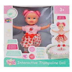 Doll 25cm with trampoline Luna Toys