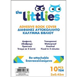 Αυτοκόλλητο Κάλυμμα Βιβλίου The littlies Διάφανο 10 Τμχ. 50x36 εκ.