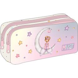 PENCIL CASE MUST TEAM ENERGY 21X6X9CM 2ZIPPERS LITTLE FAIRY