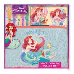 Σχολικό Σετ Disney Princess Ariel 7 Τμχ. με Pvc Τσαντάκι