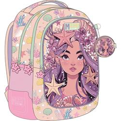 BACKPACK MUST TEAM 32X18X43CM 3CASES GIRL AND THE STARFISH
