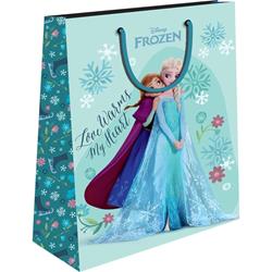 PAPER GIFT BAG 18X23X11CM FROZEN